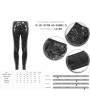 Devil Fashion Black Gothic Punk Slim Latex Long Pants for Men