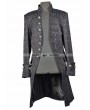 Pentagramme Black Alternative Jacket Coat for Men