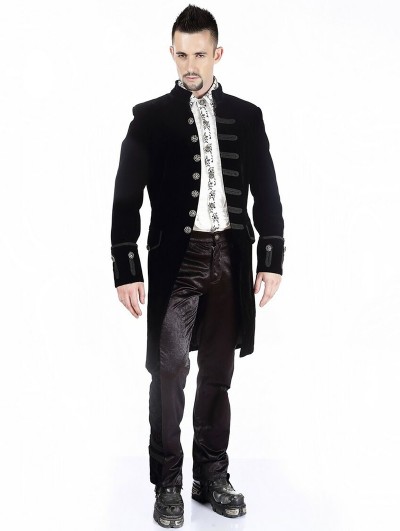 Pentagramme Black Alternative Pattern Gothic Jacket for Men