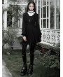 Punk Rave Black Street Fashion Gothic Grunge Long Sleeve Short Casual Dress