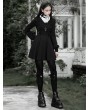 Punk Rave Black Street Fashion Gothic Grunge Long Sleeve Short Casual Dress