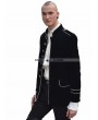 Pentagramme Black Military Style Gothic Jacket for Men