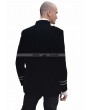 Pentagramme Black Military Style Gothic Jacket for Men