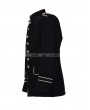 Pentagramme Black Military Style Gothic Jacket for Men