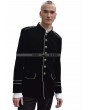 Pentagramme Black Military Style Gothic Jacket for Men