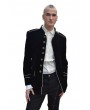 Pentagramme Black Military Style Gothic Jacket for Men