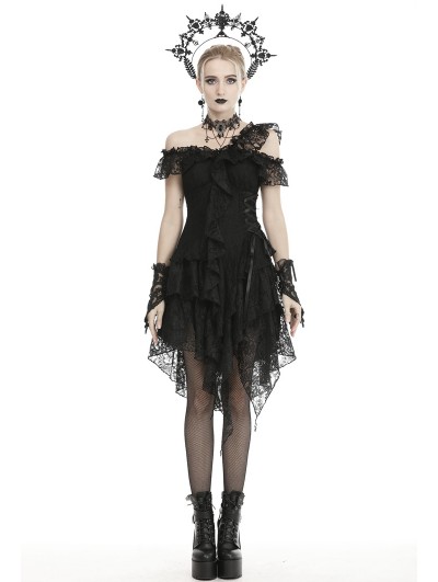 gothic off the shoulder dress