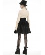 Dark in Love Ivory Vintage Steampunk Long Sleeve Blouse for Women