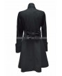 Pentagramme Black Gothic Long Coat for Women