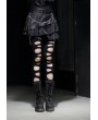 Pentagramme Black Gothic Punk Short Skirt 