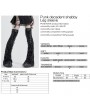 Punk Rave Black Gothic Punk Decadent Shabby Leg Sleeve for Women