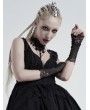 Punk Rave Black Gothic Daily Wear Lace Gloves for Women
