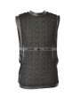 Pentagramme Black Net Sleeveless Gothic Shirt for Men