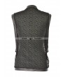 Pentagramme Black Net Sleeveless Gothic Shirt for Men