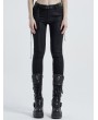 Punk Rave Black Gothic Punk Slim Daily Wear Legging for Women