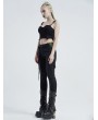 Punk Rave Black Gothic Punk Slim Daily Wear Legging for Women