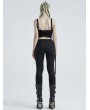 Punk Rave Black Gothic Punk Slim Daily Wear Legging for Women