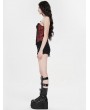 Punk Rave Black Gothic Punk Rivet Hot Shorts for Women