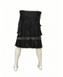 Pentagramme Black Buckle Belt Gothic Skirt for Men