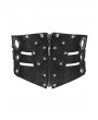 Devil Fashion Black Gothic Punk Rivet Wide Waistband for Women