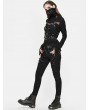 Devil Fashion Black Gothic Punk PU Leather Harness Belt for Women