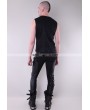 Pentagramme Black Buckle Belt Gothic Pants for Men