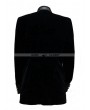 Pentagramme Black Double-Breasted Long Sleeves Gothic Jacket for Men