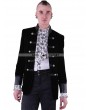 Pentagramme Black Double-Breasted Long Sleeves Gothic Jacket for Men