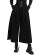 Pentagramme Black Fashion Gothic Punk Loose Daily Wear Pants for Women