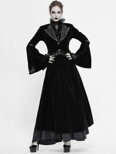 Oscar De La Renta Velvet Dress Coat — Sir Milky Quartz