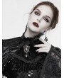 Devil Fashion Black Gothic Retro Velvet Bowtie