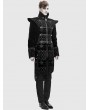 Devil Fashion Black Retro Gothic Velvet Party Tail Coat for Men