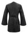 Devil Fashion Black Retro Gothic PU Leather Party Tail Coat for Men