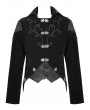 Devil Fashion Black Velvet Retro Gothic Swallow Tail Coat for Men