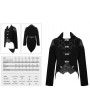 Devil Fashion Black Velvet Retro Gothic Swallow Tail Coat for Men