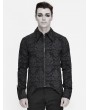 Devil Fashion Black Vintage Pattern Gothic Long Sleeve Shirt for Men