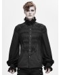 Devil Fashion Black Retro Gothic Palace Party Long Sleeve Shirt for Men