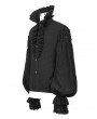 Devil Fashion Black Retro Gothic Palace Long Sleeve Shirt for Men