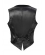 Devil Fashion Black Retro Gothic Short Waistcoat for Men