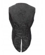 Devil Fashion Black Retro Gothic Jacquard Party Waistcoat for Men