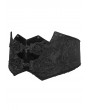 Devil Fashion Black Retro Gothic Velvet Lace Applique Waistband for Men