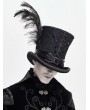Devil Fashion Black Retro Gothic Hat for Men