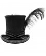 Devil Fashion Black Retro Gothic Hat for Men