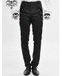Devil Fashion Black Vintage Gothic Party Pants for Men