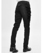 Devil Fashion Black Vintage Gothic Party Pants for Men