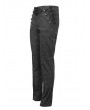 Devil Fashion Black Vintage Gothic Jacquard Party Pants for Men