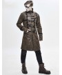 Devil Fashion Brown Daily Wear Gothic Punk Do Old Style Long Coat for Men