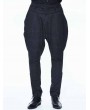 Devil Fashion Black Vintage Jacquard Gothic Long Pants for Men