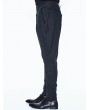 Devil Fashion Black Vintage Jacquard Gothic Long Pants for Men