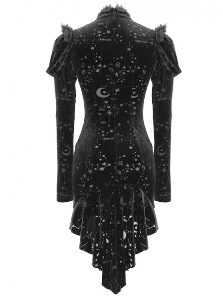 black dress with moon and stars